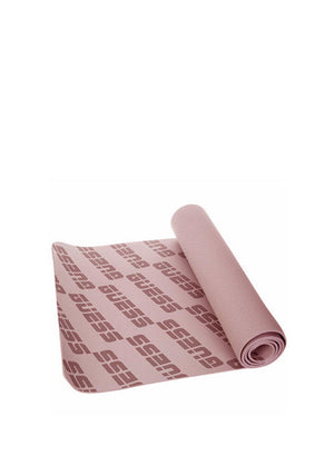 Guess Printed Yoga Mat with Strap, Pink