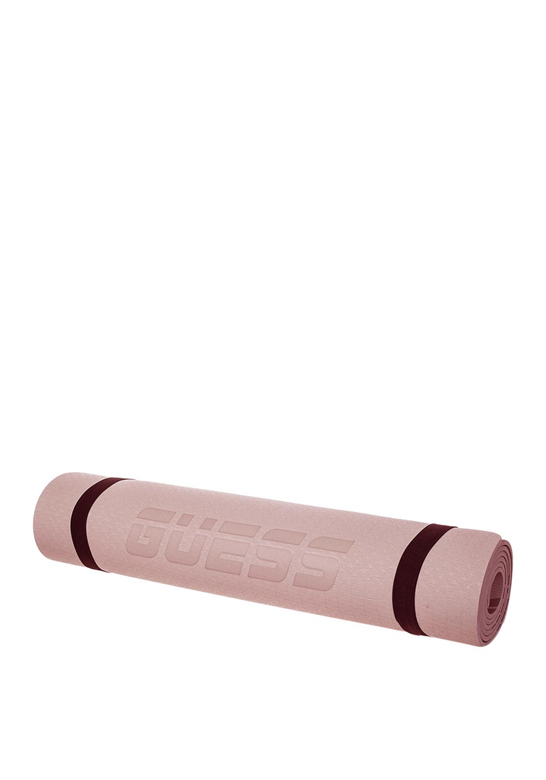 Guess Printed Yoga Mat with Strap, Pink