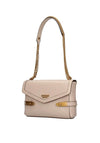 Guess Zadie Crossbody Flapover Medium Bag, Light Rum