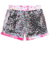 Guess Girls Sequined and Tie Dye Shorts, Multi