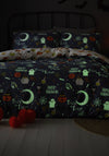 Bedlam Happy Halloween Glow in the Dark Double Duvet Set, Navy Multi