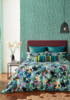 Harlequin Dance of Adornment Duvet Cover, Wilderness