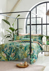 Harlequin Floreana Floral Duvet Cover, Fig Leaf & Coral