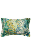 Harlequin Floreana Floral Oxford Pillowcase, Fig Leaf & Coral