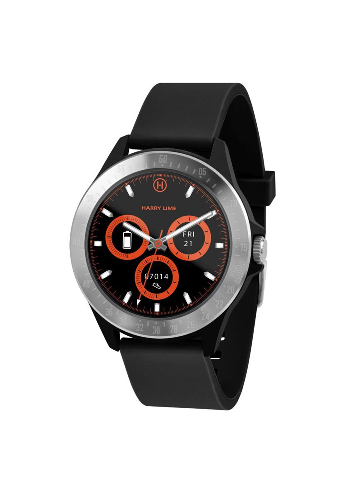 Harry Lime Unisex Smart Watch, Black