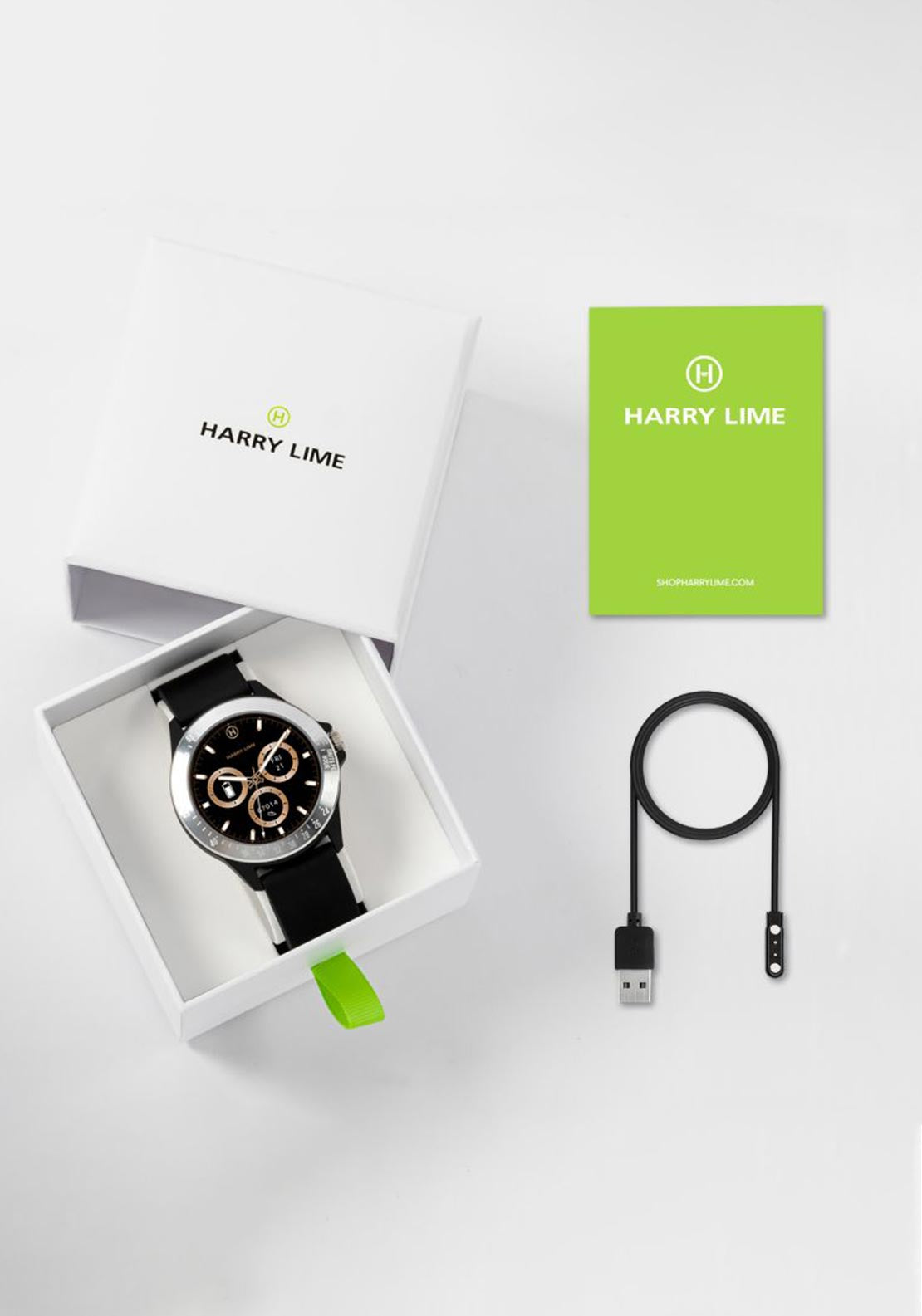 Harry Lime Unisex Smart Watch, Black