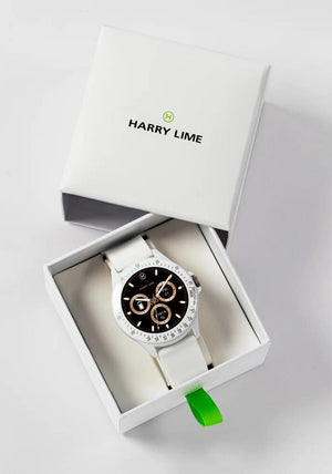 Harry Lime Unisex Smart Watch, White