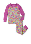 Hatley Girl Rainbow Dreams Organic Cotton Pyjama Set Age 7 Years, Multi