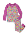 Hatley Girl Rainbow Dreams Organic Cotton Pyjama Set, Multi