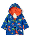Hatley Baby Boys Friendly Dinos Raincoat, Blue