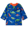 Hatley Baby Boys Friendly Dinos Raincoat, Blue