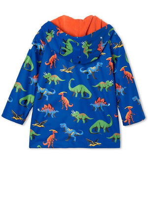 Hatley Boys Friendly Dinos Raincoat, Blue