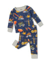 Hatley Baby Boy Construction Trucks Pyjama Set Age 9-12 Months, Navy