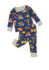 Hatley Baby Boy Construction Trucks Pyjama Set, Navy