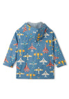 Hatley Flying Aircrafts Lined Raincoat, Blue