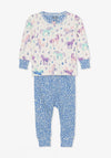 Hatley Playful Ponies Baby Girl Pajama Set, Blue