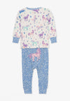 Hatley Playful Ponies Baby Girl Pajama Set, Blue
