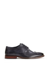 Base London Havisham Leather Brogue Shoes, Navy