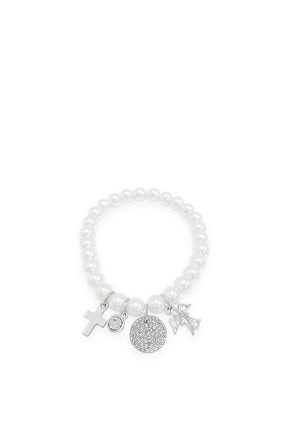 Absolute Kids Communion Charm Bracelet, Silver