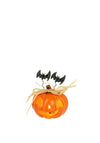 Heaven Sends Ceramic LED Pumpkin with Bats
