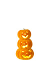 Heaven Sends Velvet LED Trio Pumpkins Halloween Decoration
