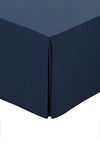 Helena Springfield 180 Thread Count Percale King Base Valance, Navy