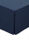 Helena Springfield 180 Thread Count Percale Base Valance, Navy