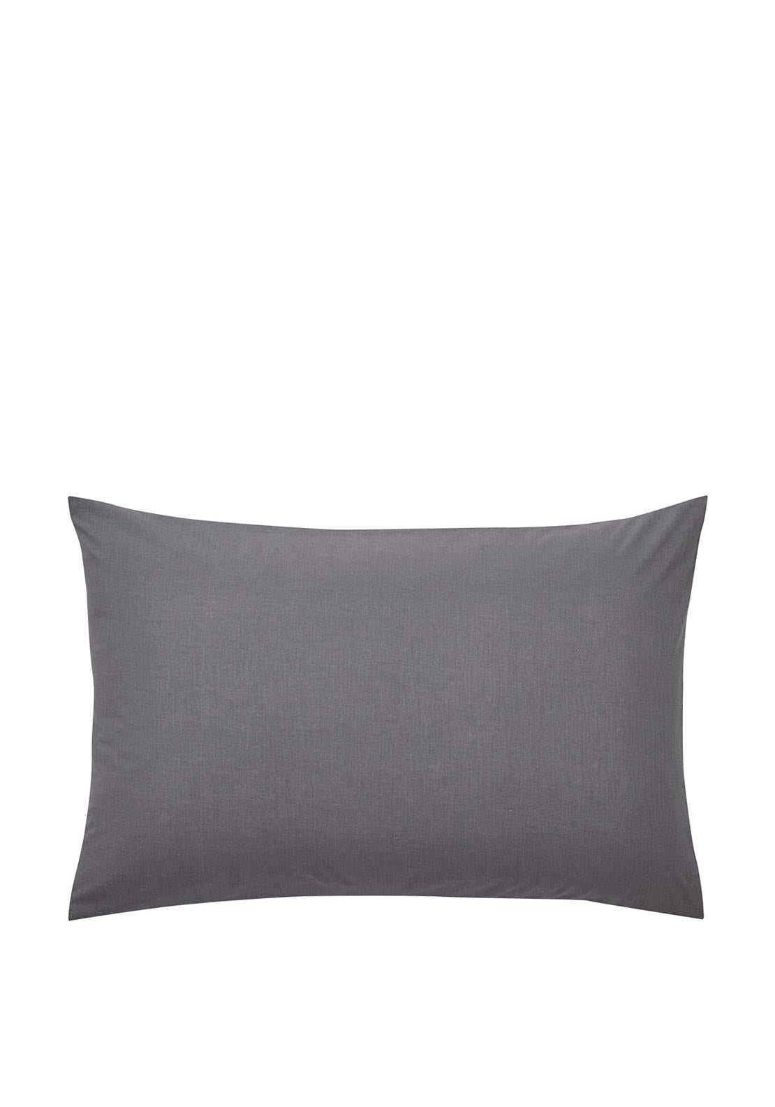 Helena Springfield 180 Thread Count Percale Standard Pillowcase, Charcoal