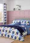 Helena Springfield Cosmos Duvet Cover Set, Navy