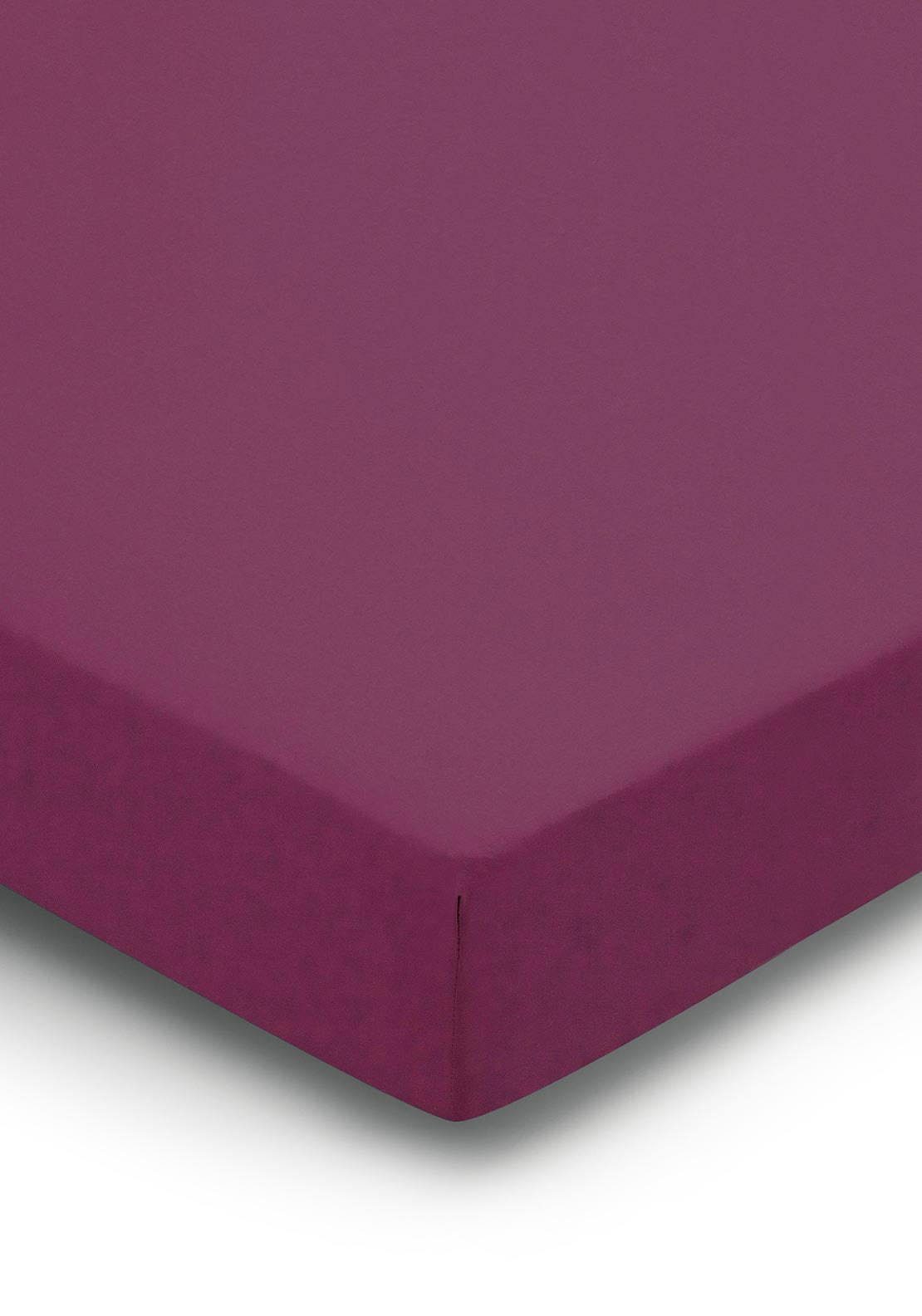 Helena Springfield 180 Thread Count Fitted Sheet, Mulberry
