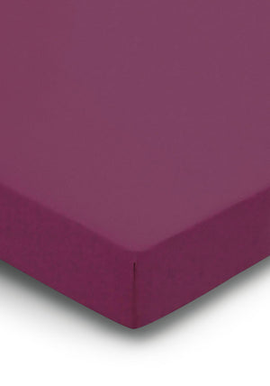 Helena Springfield 180 Thread Count Fitted Sheet, Mulberry
