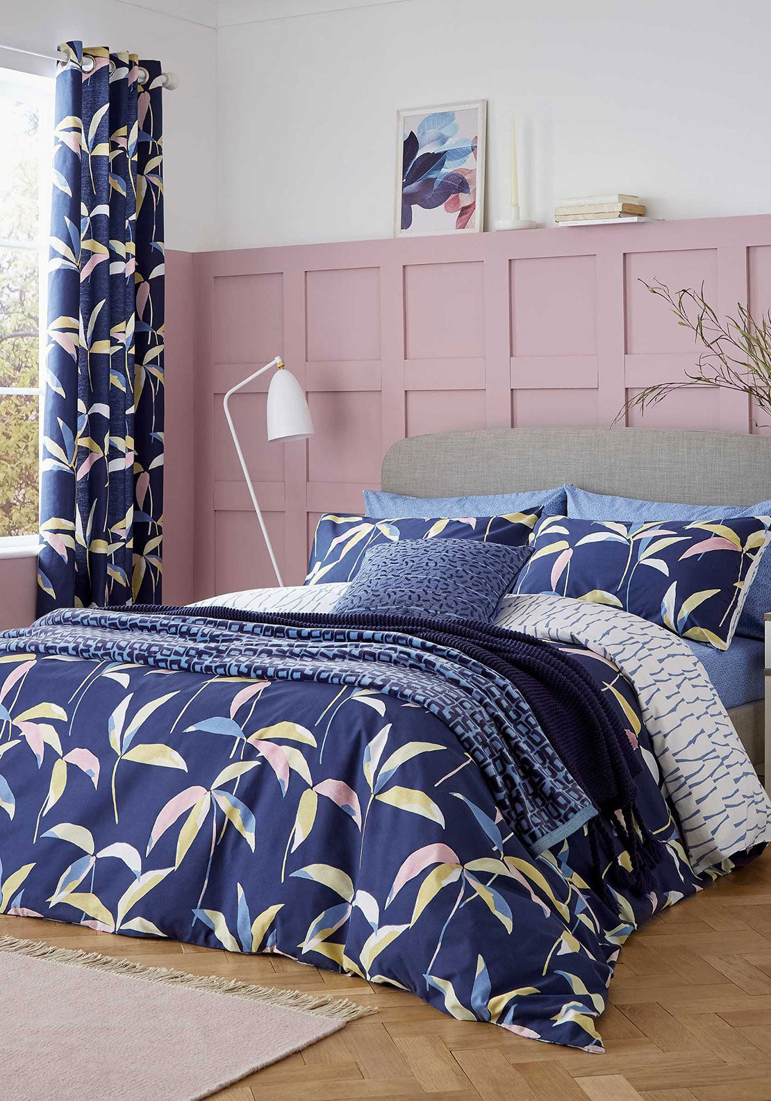 Helena Springfield Viva Duvet Cover Set, Navy