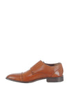 Herbie Frogg Leather Monk Shoe, Cognac