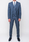 Herbie Frogg Mayfair Tailored Fit Woven Three Piece Suit, Blue