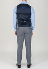 Herbie Frogg Blue Grey Check 3 Piece Suit