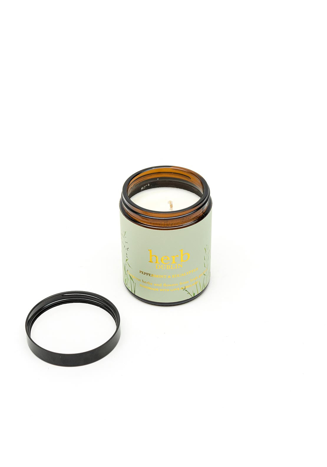 Eau Lovely Herb Dublin Candle, Peppermint & Eucalyptus
