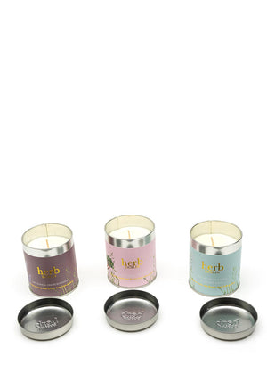 Eau Lovely Herb Dublin Natural Wax Candle Set