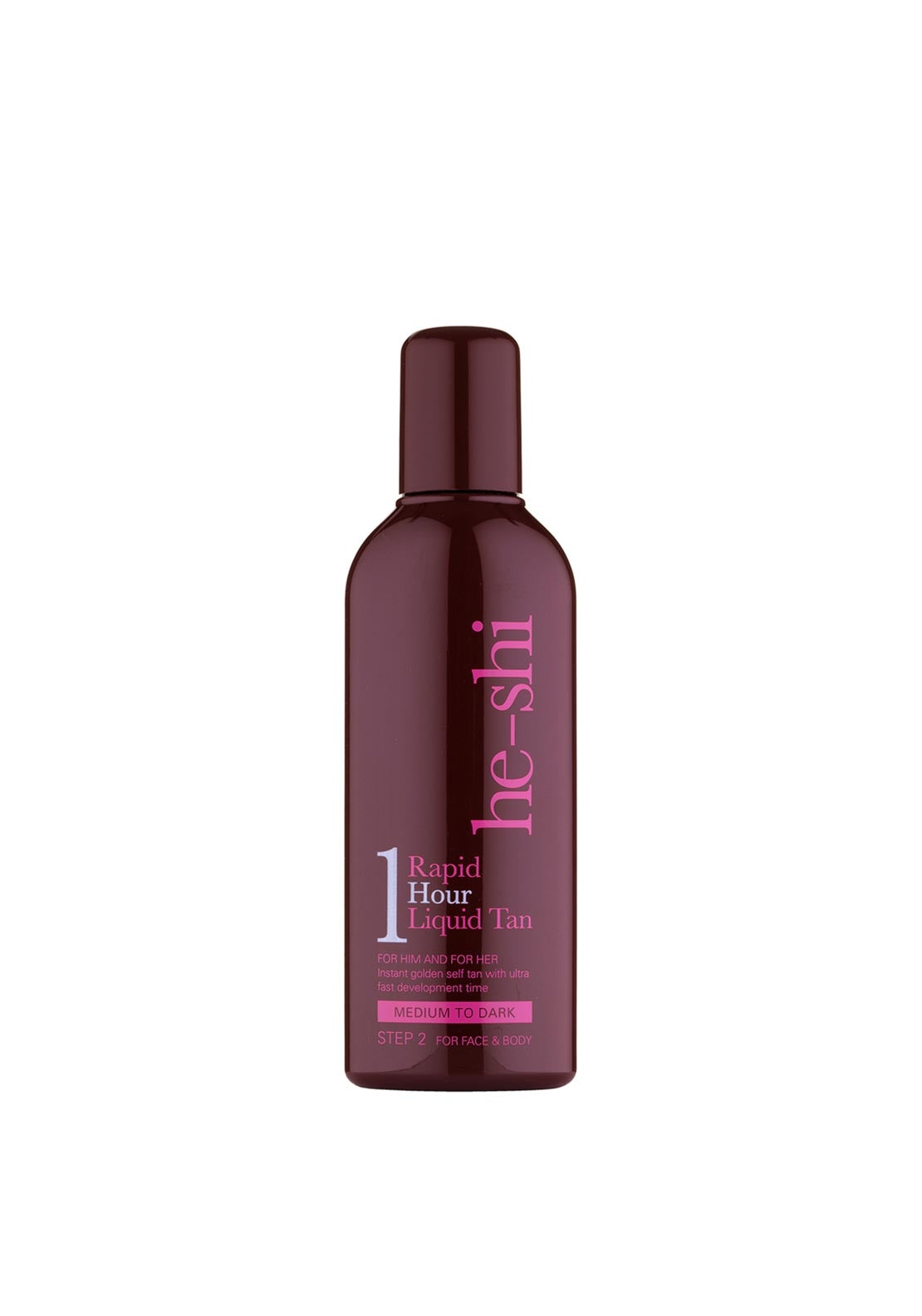 He-Shi 1 Rapid Hour Liquid Tan, Medium To Dark