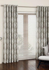 Aura Mali Eyelet Fully Lined 130 x 90 Curtains, Sandstone