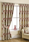 Hickeys Lily Ready Made Pencil Pleat Curtains 90