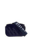 Hispanitas Logo Gloss Crossbody Camera Bag, Navy