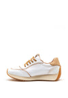 Hispanitas Leather Mesh Mix Trainers, White