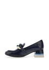 Hispanitas Womens Heeled Loafers, Jeans