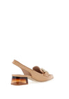 Hispanitas Womens Slingback Loafer, Desert