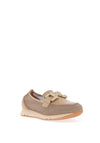 Hispanitas Mesh Panel Loafers, Beige