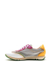 Hispanitas Leather & Mesh Mix Trainers, Multi