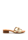 Hispanitas Chain Link Mule Sandals, Gold