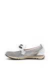 Hispanitas Leather & Mesh Mix Slip On Shoes, White