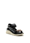 Hispanitas Chain Detail Wedge Sandals, Black