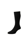 HJ Softop Cotton Rich Socks, Black